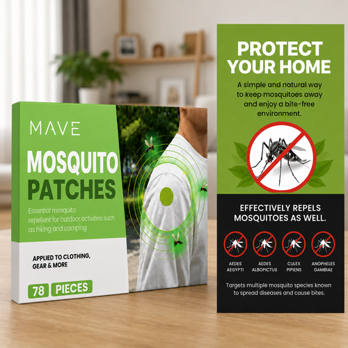 The Easiest Way To Keep Mosquitoes Away - 78 Plant Based Patches.